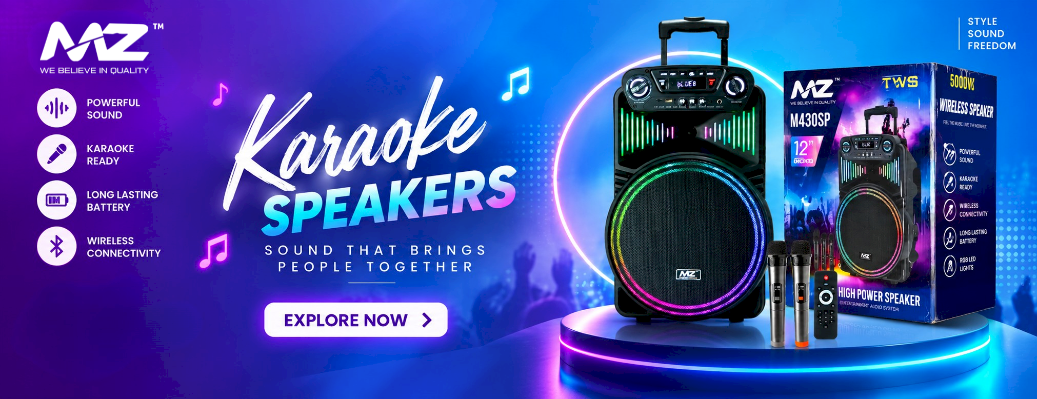 MZ Karaoke Speakers  Online
